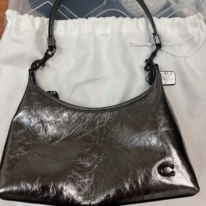 Coach Juliet Aphrodite Metallic Black Women's Purse